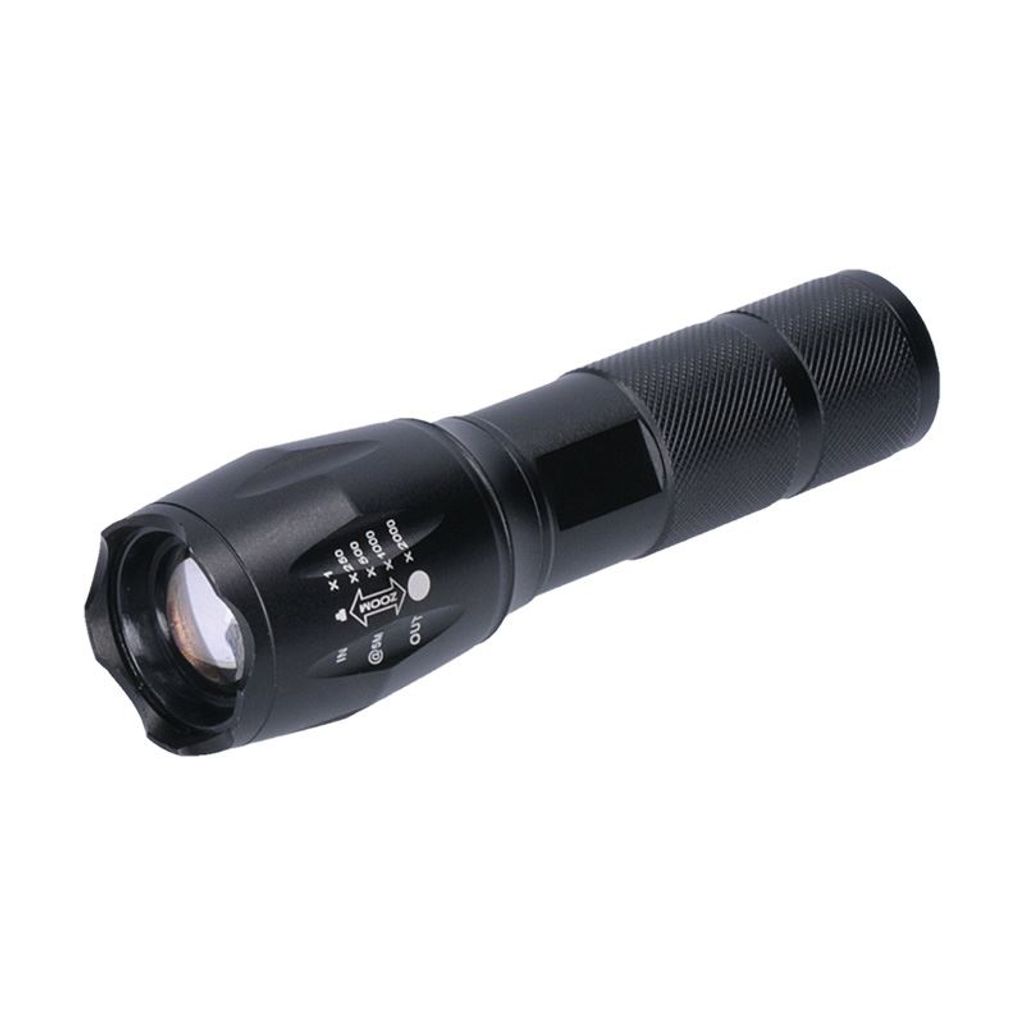 Solight Wiederaufladbare LED-Taschenlampe, 300lm, Cree, Fokus, Li-Ion, USB-Laden, Powerbank