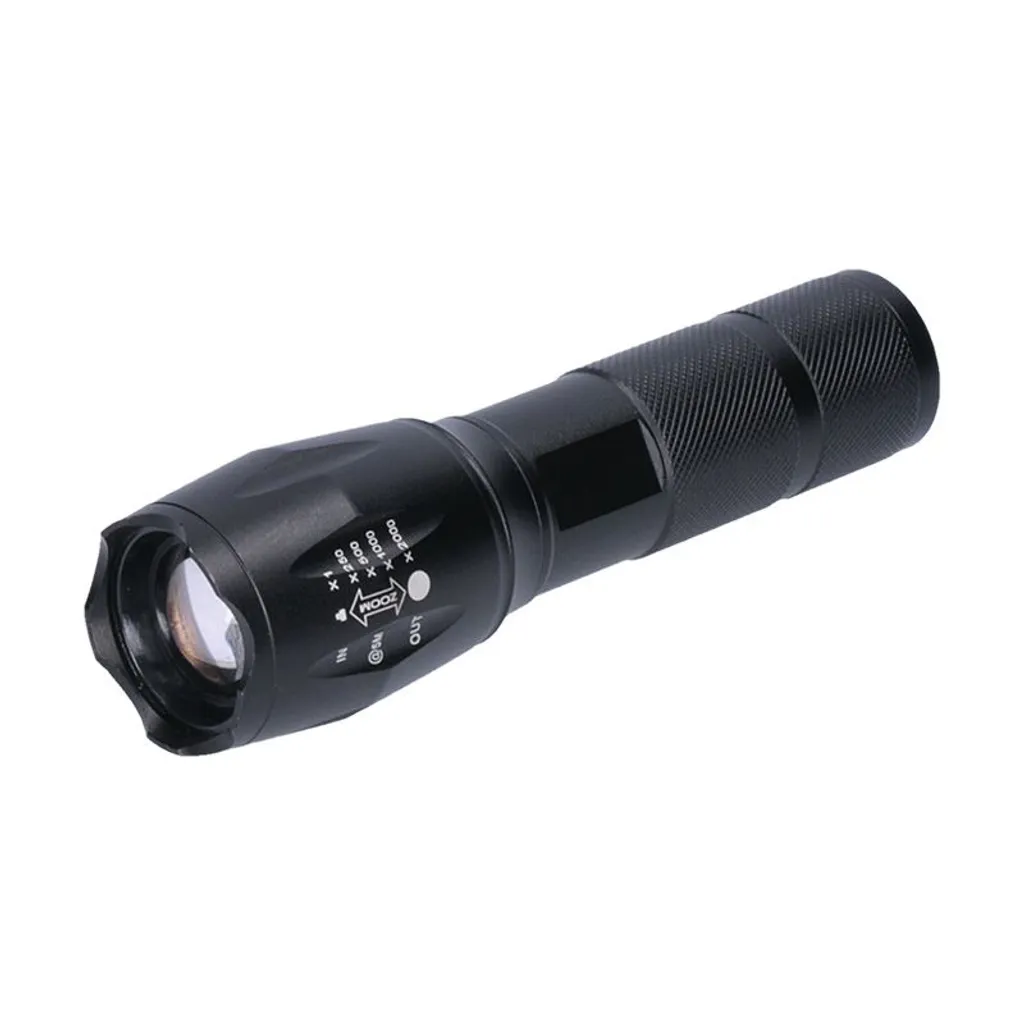 Solight Torcia Tattica LED Cree XM-L T6 Ricaricabile 300lm Power Bank