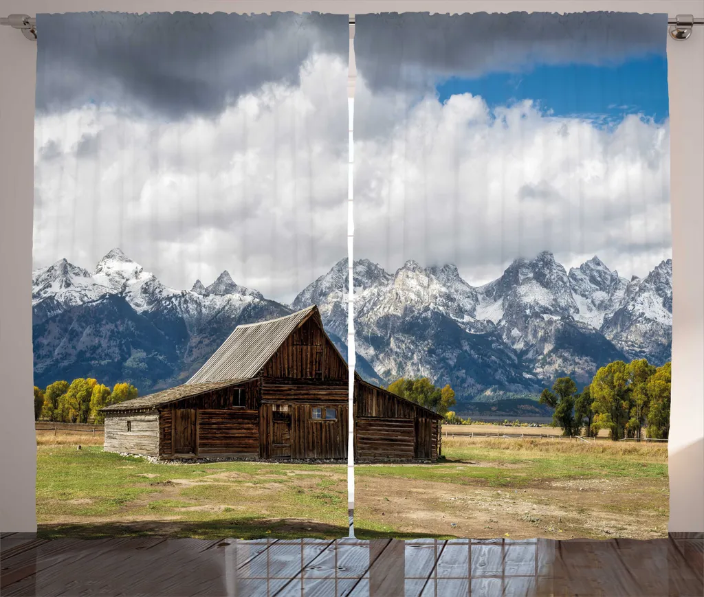 Offerta Tenda Rustica ABAKUHAUS 280x175 cm Soggiorno Look Legno