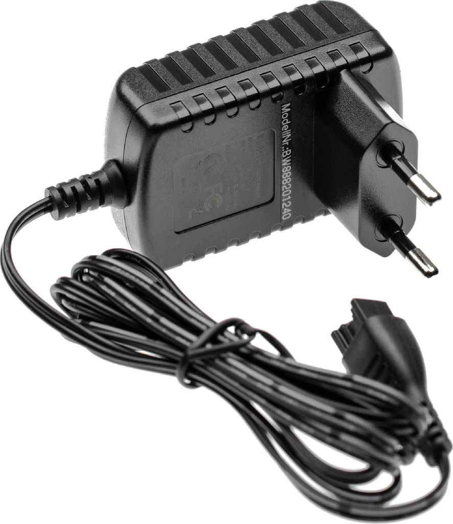 vhbw Netzteil kompatibel mit Panasonic ES-LV9C, ES-LV9A, ES-LV9Q, ES-LV9O, ES-LV9N, ES-LV9CX Rasierer, Bartschneider, Haarschneidemaschine - 8,9 cm