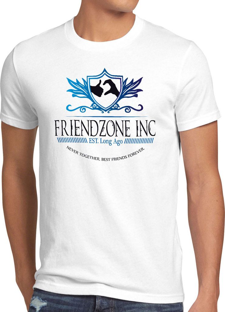 BaumwolleCloud Friend Zone Herren T-Shirt Beste Freunde Bro Brother Brotherhood