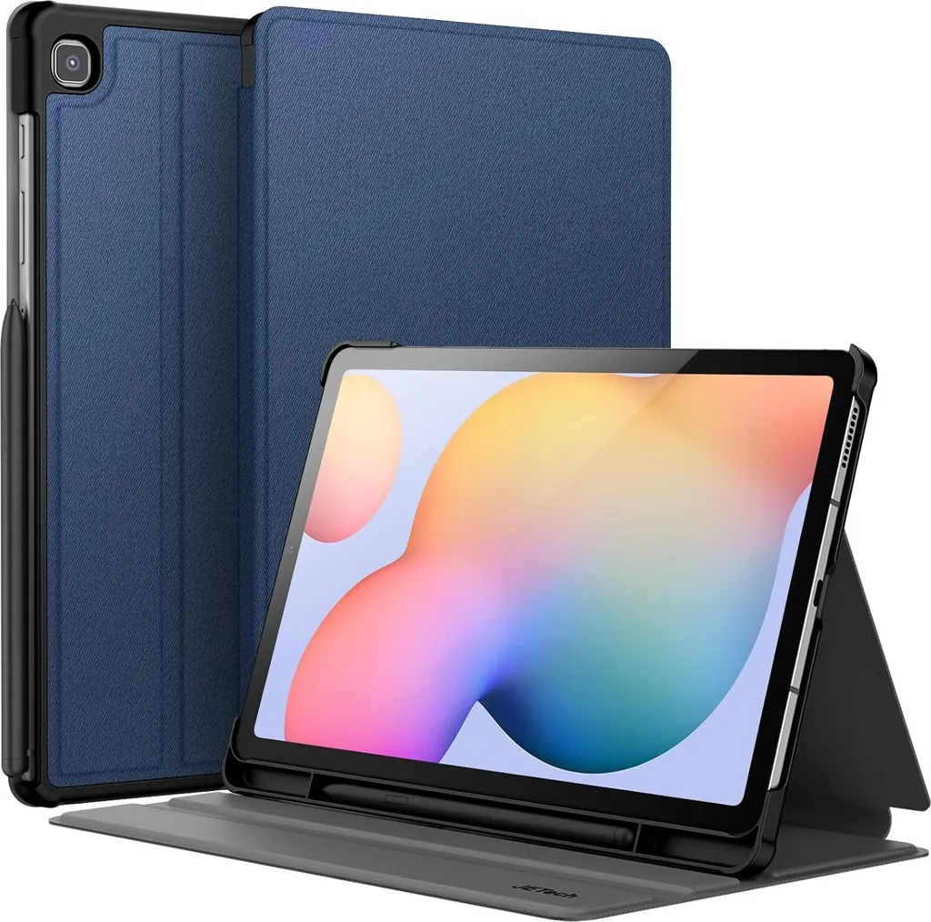 Cover Slim Samsung Galaxy Tab S6 Lite 10.4 Blu Navy per Viaggiatori