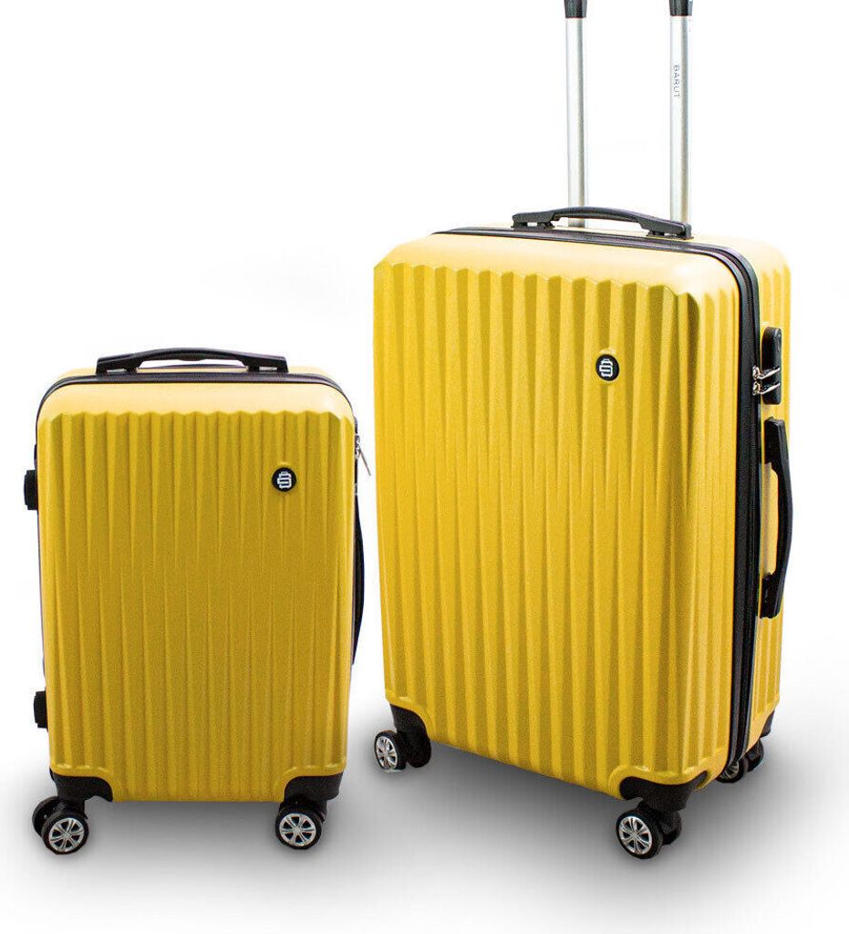 Barut Reisekofferset General 2-teilig M + L Gelb MS-17274