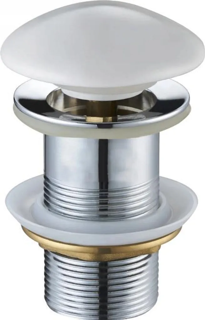 Mexen 79910-25 Tappo Clic-Clac in Ceramica Bianca | Piletta Universale