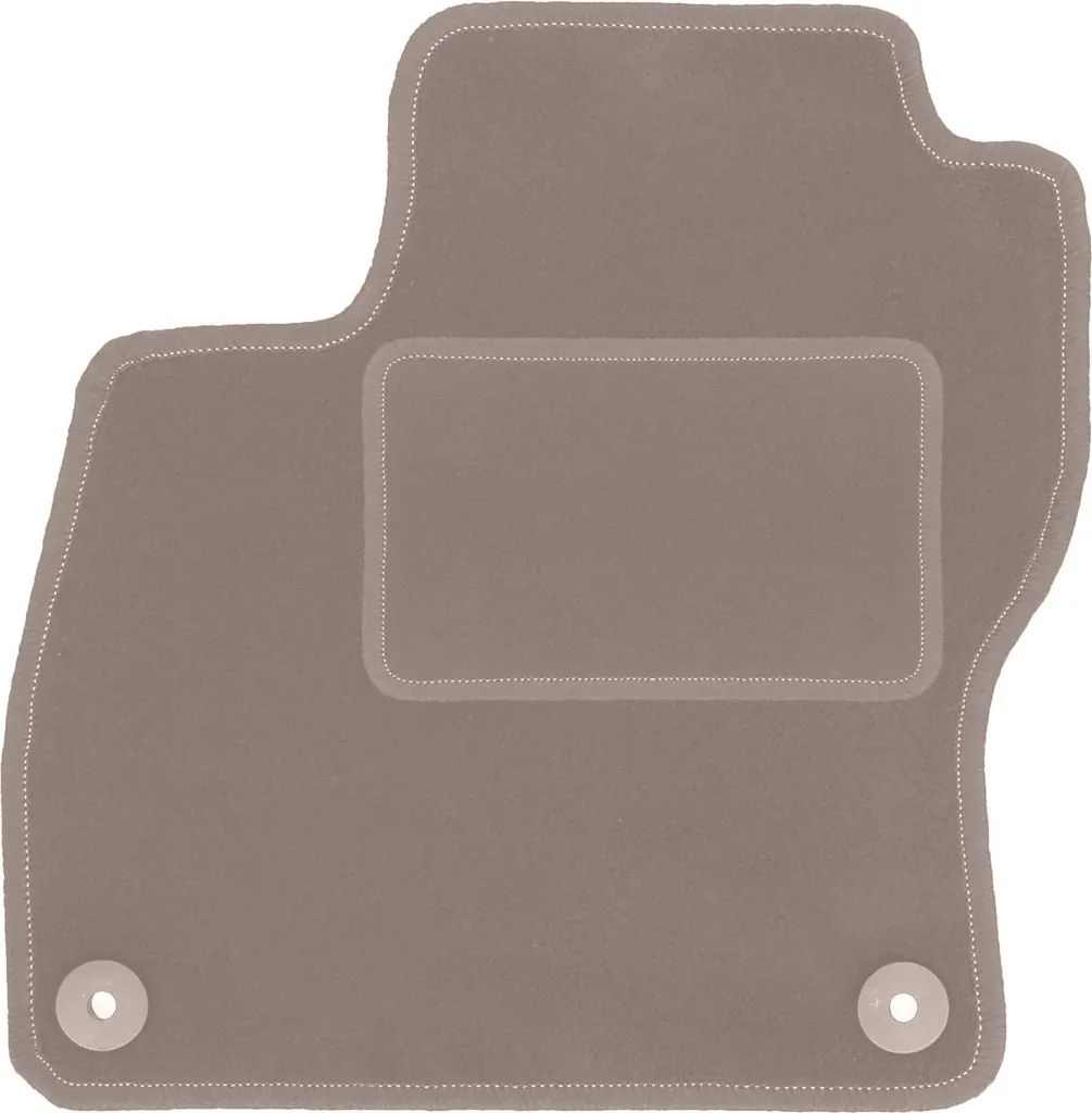Tappeto Conducente Ford Focus MK3 2010-2018 Beige - Fissaggi Inclusi
