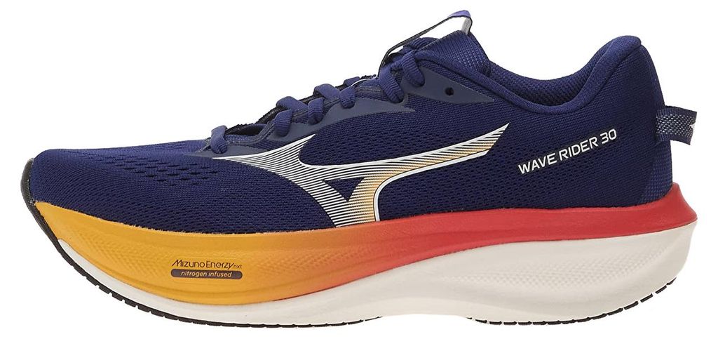 Mizuno Herren Wave Rider 30 Laufschuh J1GM262054 Beacon Blue Dark Slate Ambrosia, Schuhgröße:42 EU