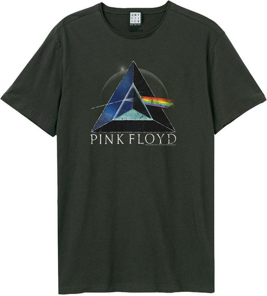 Amplified - "Pyramid Keleidoscope" T-Shirt für Herren/Damen Uni GD1313 (S) (Holzkohle)