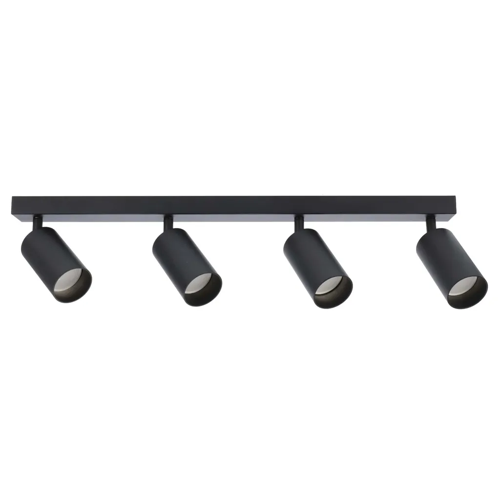 Spot Plafonnier MALGA 4 Noir 4-Flamme 4x GU10 EDO777350 EDO Design