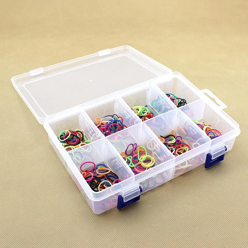 Boîte de rangement à compartiment cristal pour micro-pièces - 3 boîtes - 4