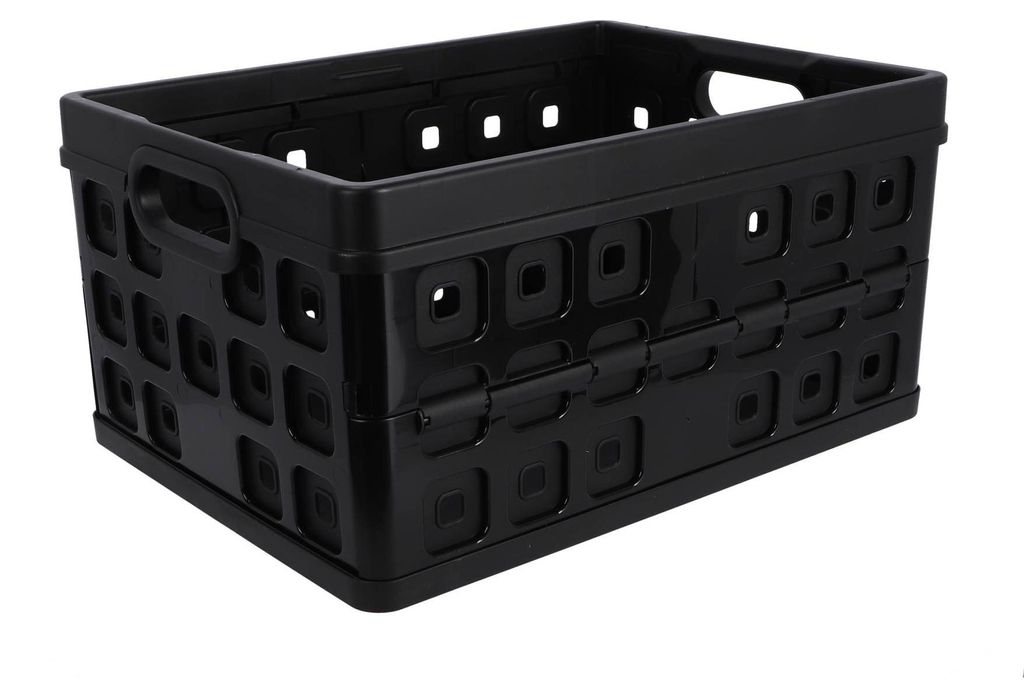 Sunware Aufbewahrungsbox Square 32L schwarz - klappbar und Produktbild 