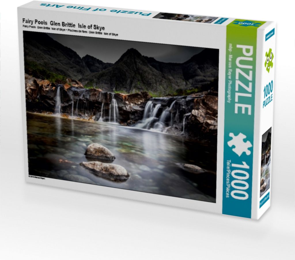 Calvendo Fairy Pools Glen Brittle Isle of Skye 1000 Teile Puzzle quer 640x480mm, ; 7298855