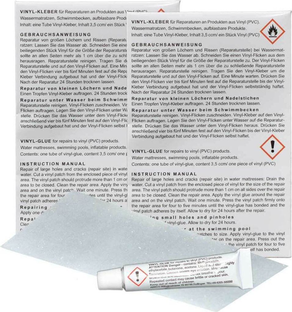 ### ABBCO ###  Flickzeug inkl. Vinylkleber Produktbild 