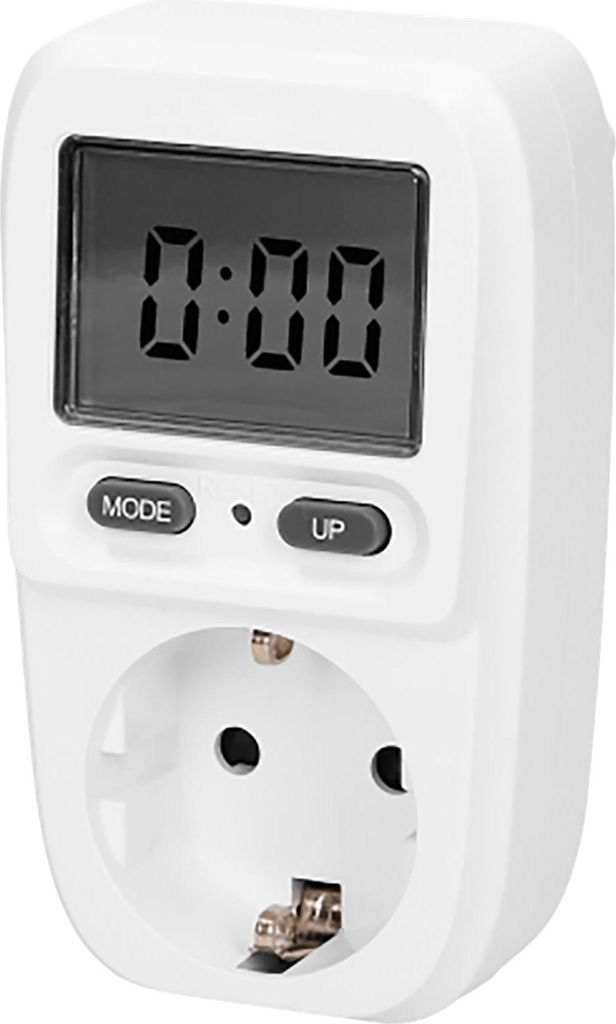 ORNO OR-WAT-419(GS) Wattmeter White Eingebaute Anzeige LCD Image du produit 
