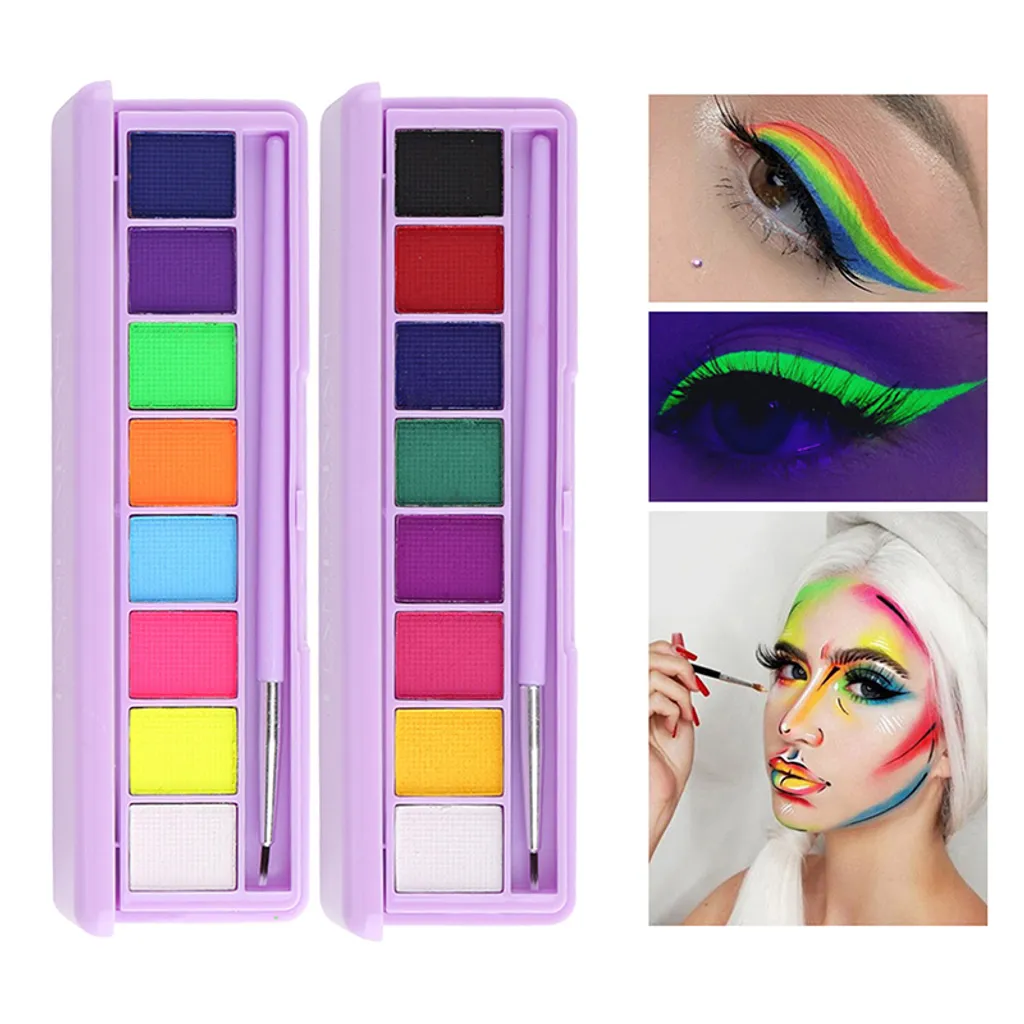 16 Farben wasseraktivierte Eyeliner Palette