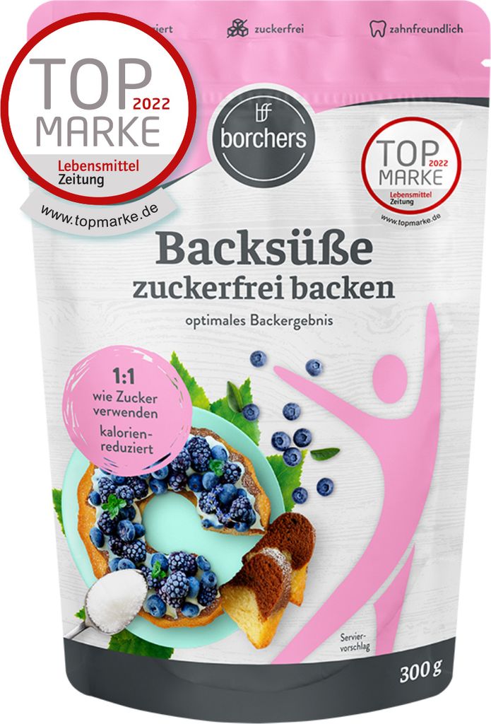 BORCHERS Backsüße - Zuckerfrei Backen 300g Produktbild 