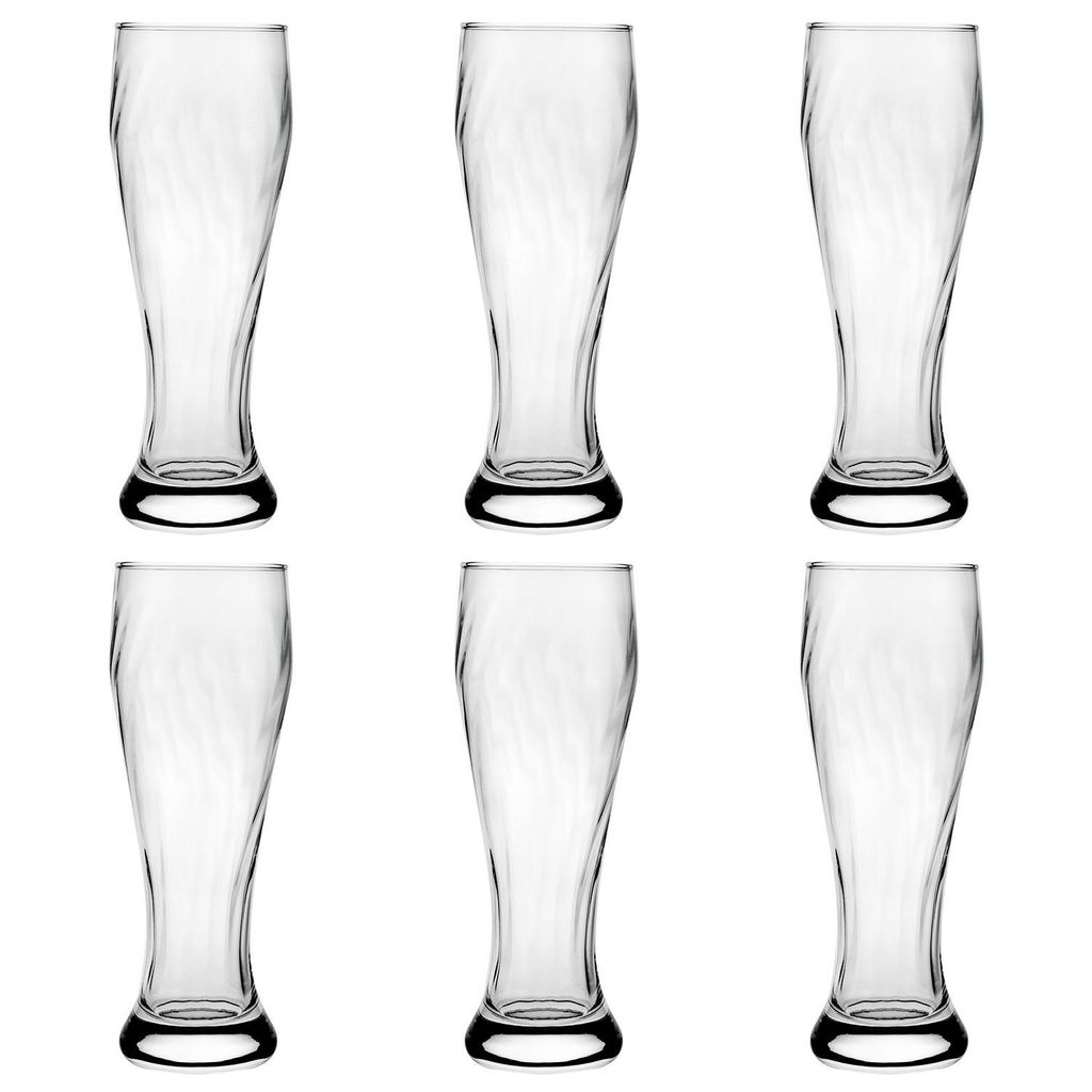 6x Weizenbierglas Pasabahce Allegra, 665 ml Biergläser