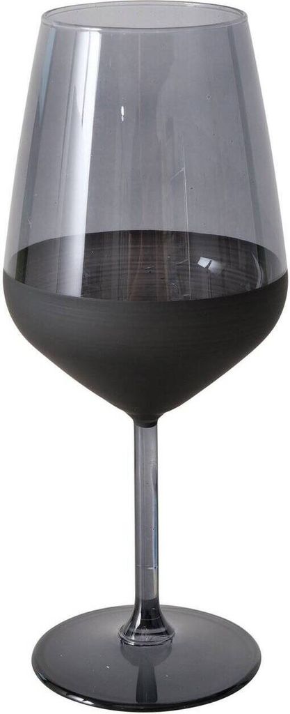 Weinglas MOLUNA, schwarzes Glas