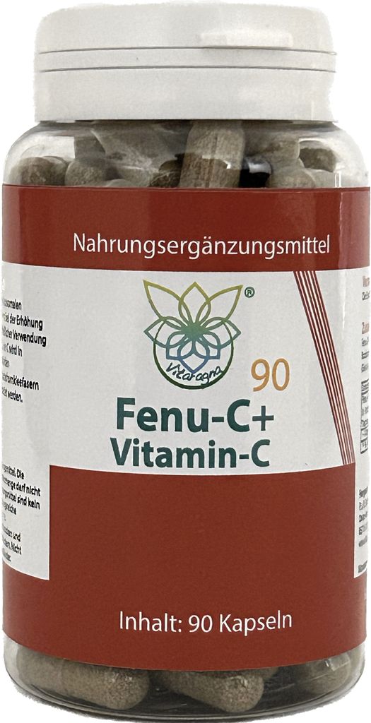 VITARAGNA Fenu-C+ - Liposomales Vitamin C hochdosiert mit Hybrid-FenuMAT Technologie - Magenfreundlich - 90 Kapseln - Natürliche Inhaltsstoffe - L...