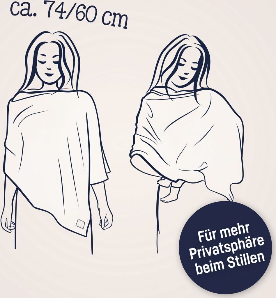 Julius Zöllner uni sand Stilltuch Jersey 74x60
