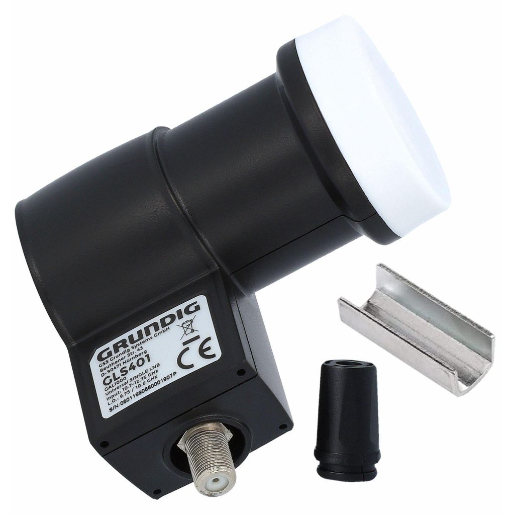 GSS Single LNB GLS 401 + Aufdrehhilfe - für 1 Teilnehmer, mit LTE Filter