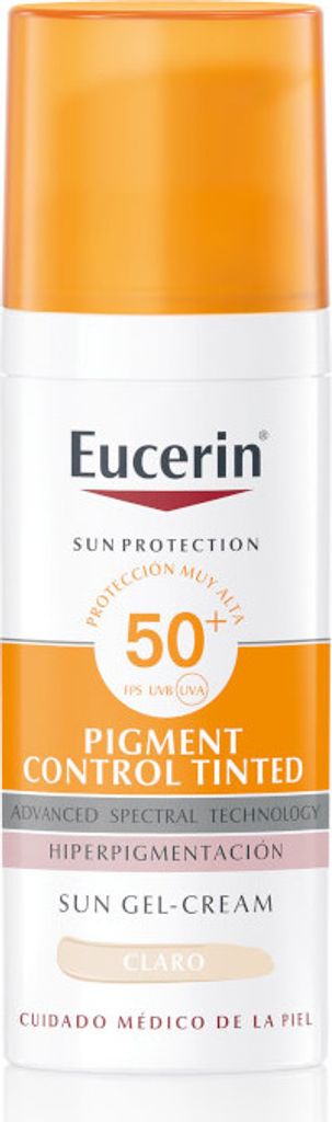 Eucerin Sun Face Pigment Control Fluid SPF50+ Tinted Light Immagine del prodotto 