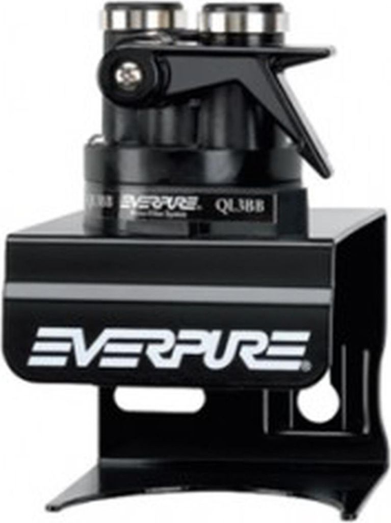 EVERPURE QL3BB Filterkopf mit Absperrventil und Wandhalterung für Wasserfilter