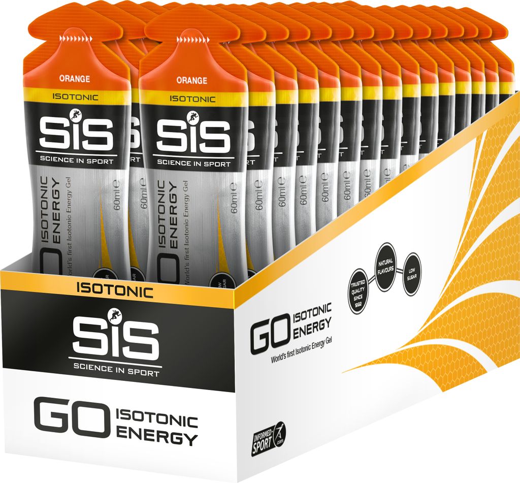 SIS GO Isotonic Energy Gels (30x60ml) Orange - Energie & Ausdauer - Energie-Gel