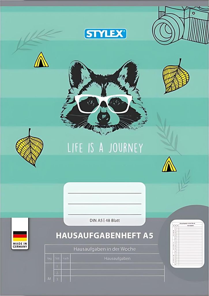STY Hausaufgabenheft A5 48 Bl 3fach Farbwahl nicht möglich