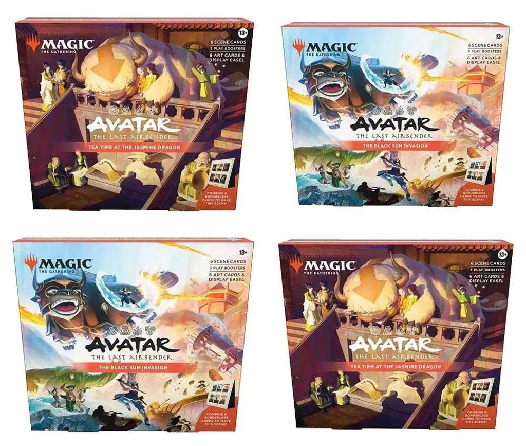 Avatar le Dernier Maître de l'air Magic Boîte Edition Soleil Noir