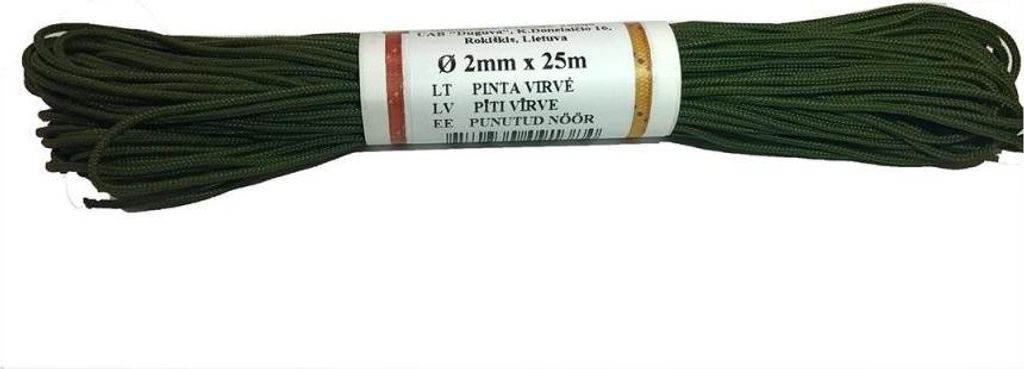 25m Polyamidseil Stoffband Paracord Schnur Seil Flechtleine Produktbild 