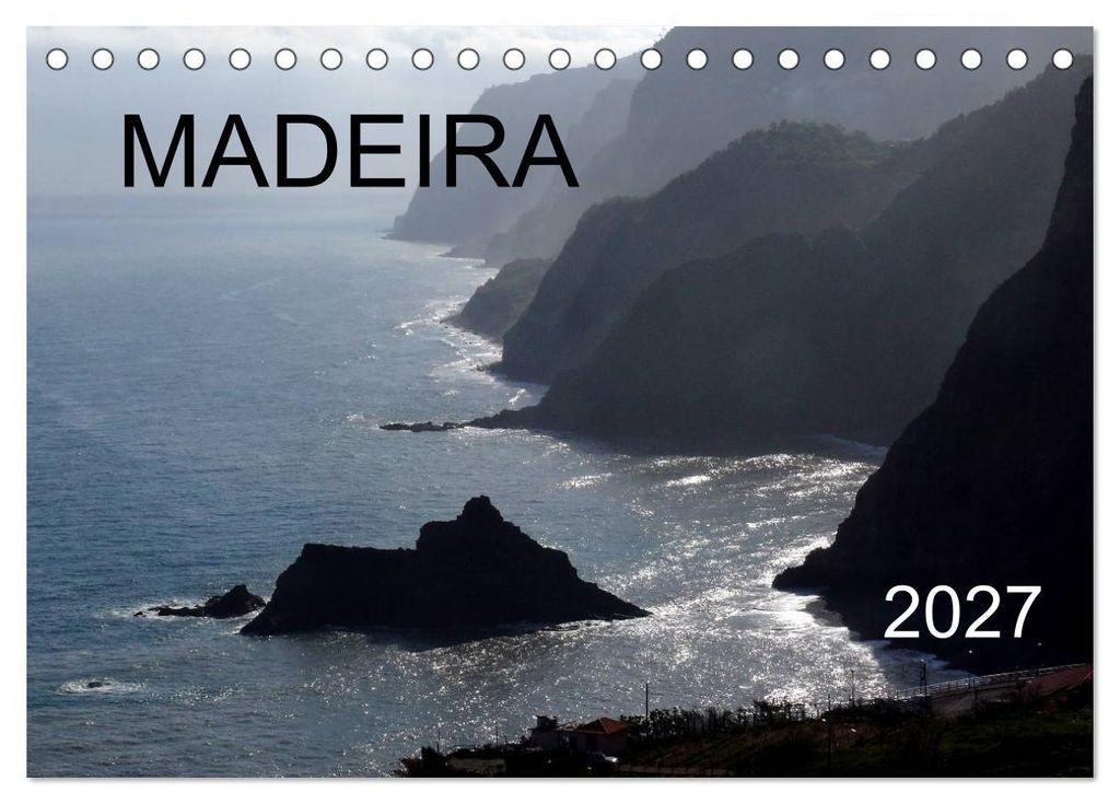 Madeira 2027 (Tischkalender 2027 DIN A5 quer), CALVENDO Monatskalender