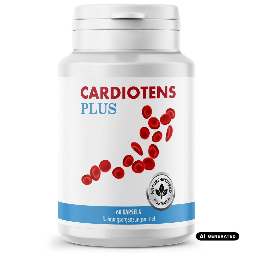 Cardiotens Plus Kapseln | mit Vitaminen & Hagebuttenpulver Produktbild  KI-generiertes Bild