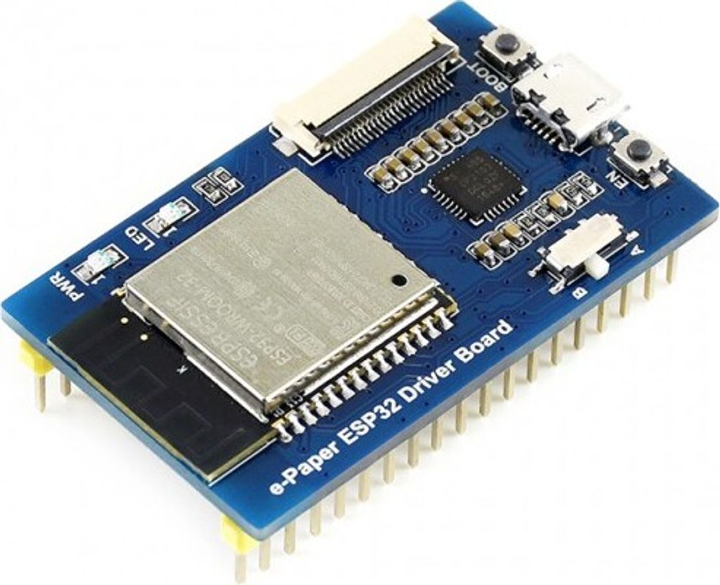 Waveshare Universal e-Paper Treiberboard, ESP32, WiFi, Bluetooth, SPI, 50-150mA, 5V