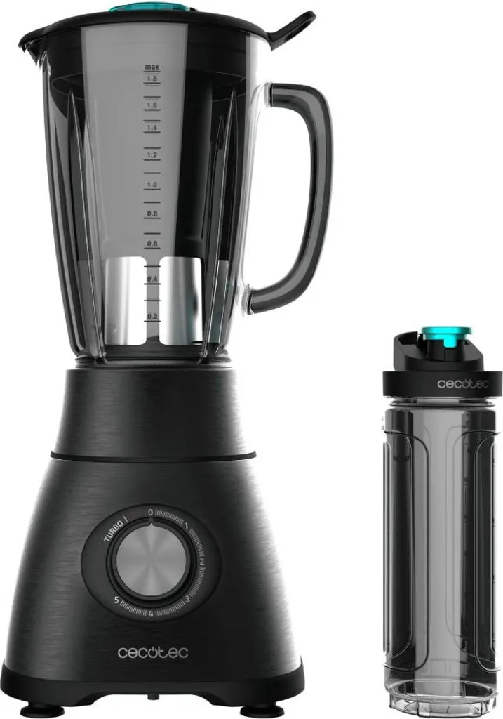 Cecotec Power Black Titanium 1800 Go - Frullatore Economico e Potente