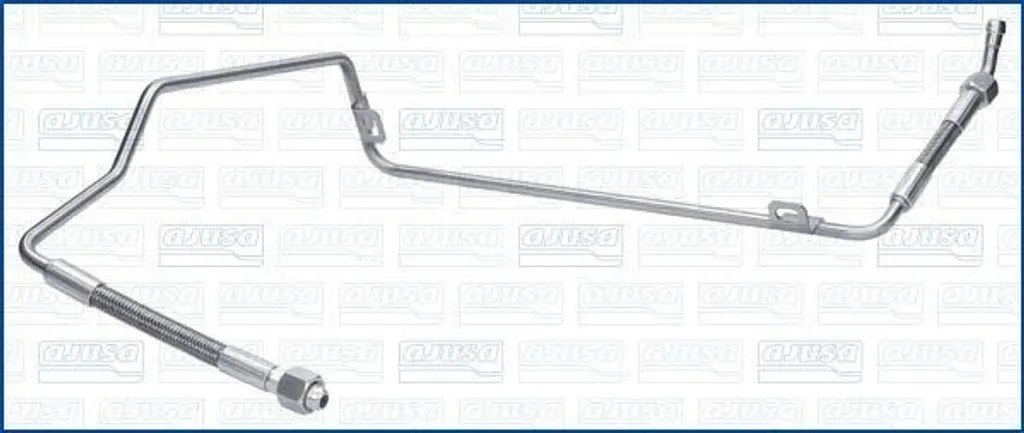 Évitez la casse turbo : Conduite d'huile OP10066 pour Audi A4 et VW Passat