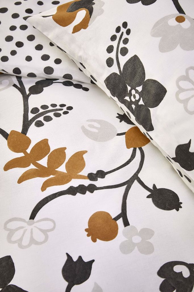 Walra Bettwäsche Dots & Flowers Weiß - 200x220 cm