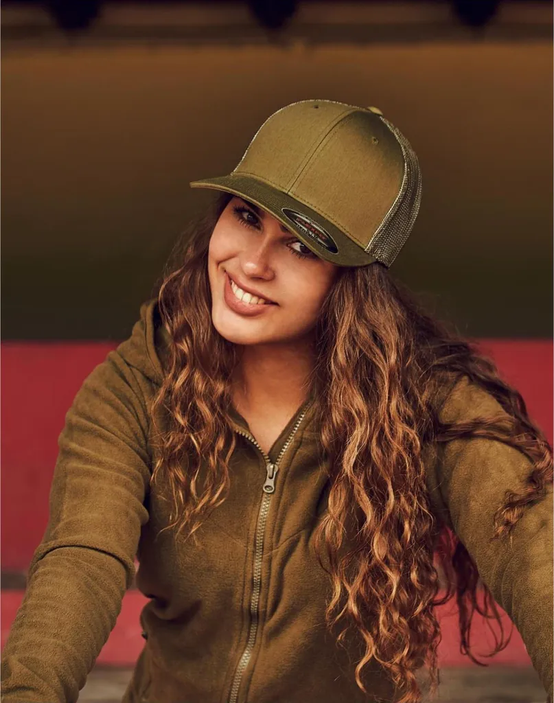 Cappello Flexfit Trucker BC5073 Rosso - Taglia Unica Regolabile