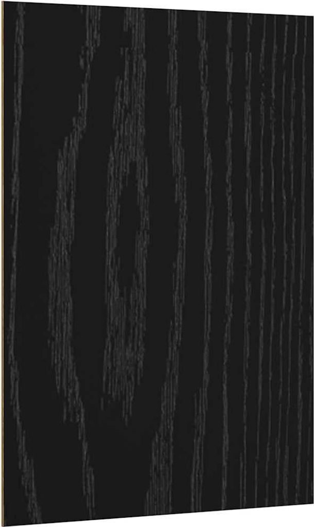 vidaXL Dekoplatten 50 pcs Schwarz Eichen-Optik 21 x 30 x 0,27 cm