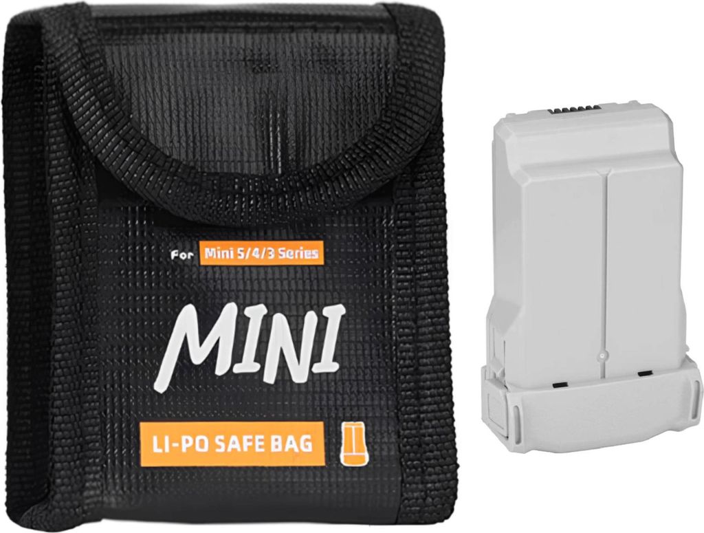 Safe Case Feuerfeste Abdeckung für 1 DJI Mini 3 / Mini 5 / 4 / 3 Pro Akku