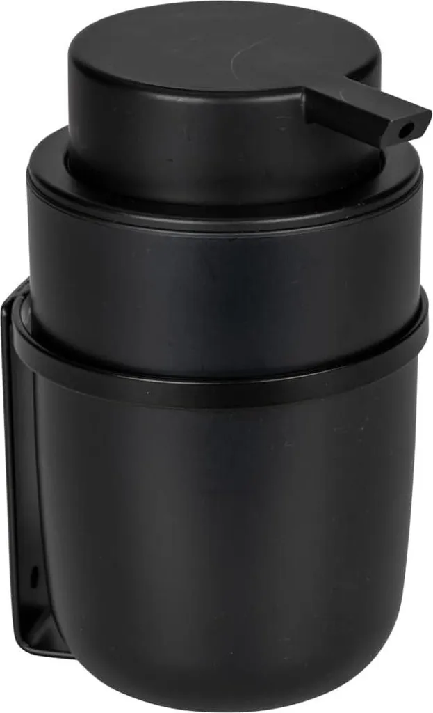 Distributeur de Savon Liquide Noir Turbo-Loc - Idéal pour Douche et Lavabo