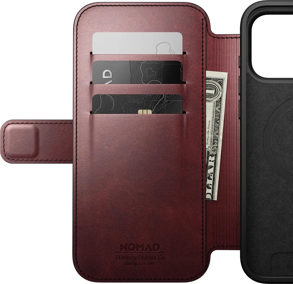Coque iPhone 17 Pro Max Cuir Horween et Boutons Aluminium Recyclé - 8