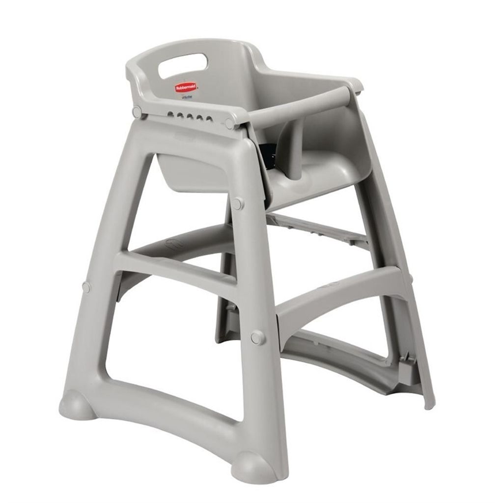 Rubbermaid Kinder-Hochstuhl Sturdy Chair R050836 platin Produktbild 
