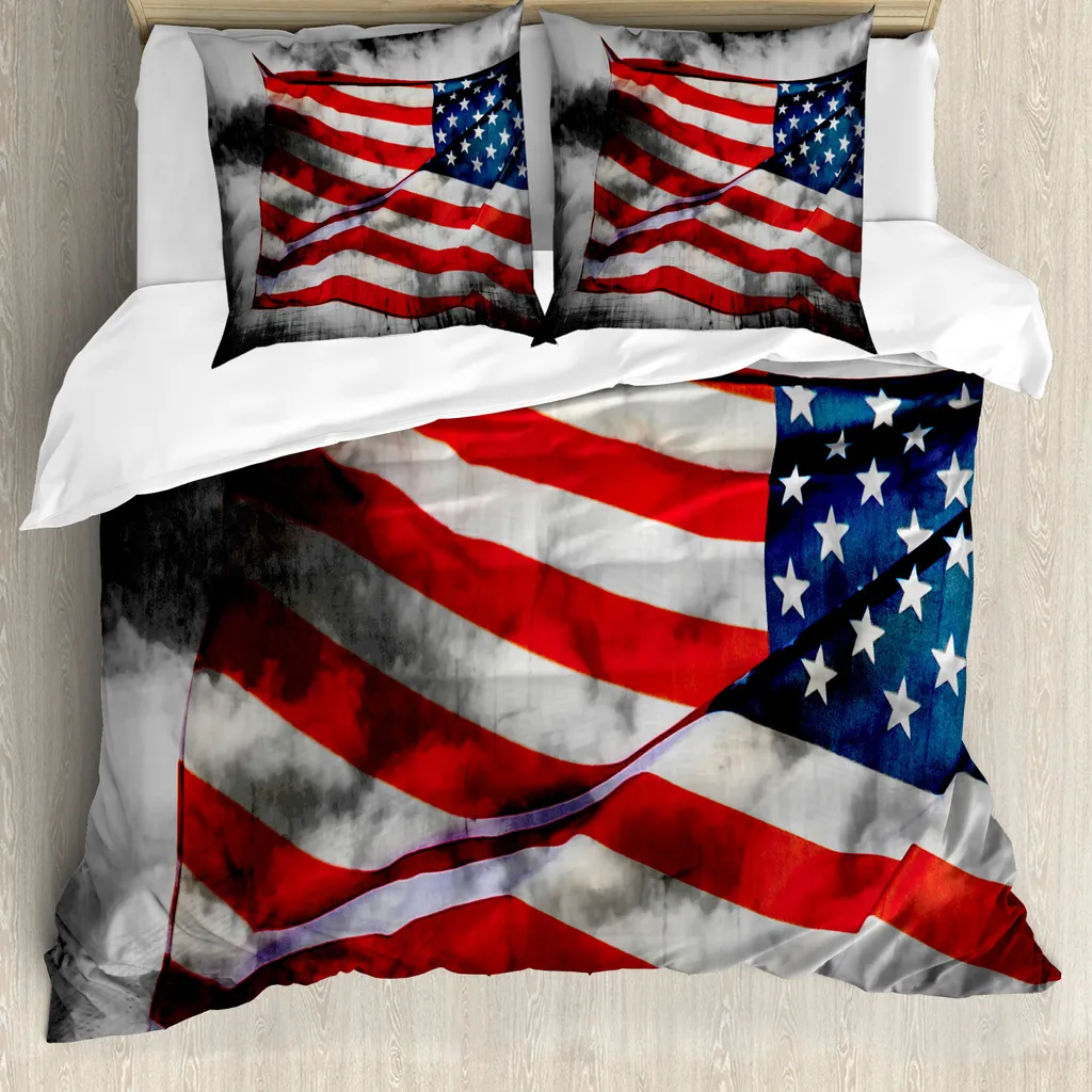Copripiumino ABAKUHAUS American Flag 155x220 - Lusso Accessibile