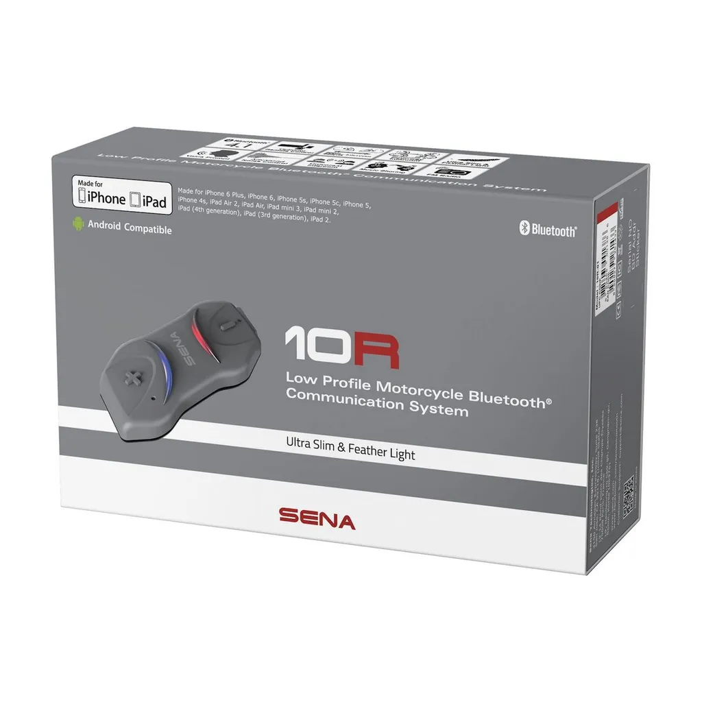 Sena 10R-02 Système de Communication Bluetooth Moto Intercom Profil Bas - 5