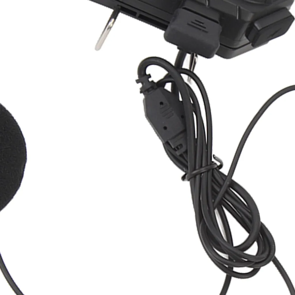 Casque moto Bluetooth Noir Y10 oreillette intercom bidirectionnelle - 2