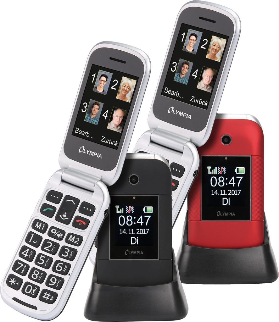 Olympia Janus 6,1 cm (2,4") 90 g Rotes Fotohandy Produktbild 10