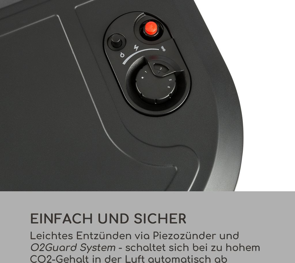 Andora Deluxe Gasheizofen Gasheizer Feuerschein bis 3,4kW Produktbild 8