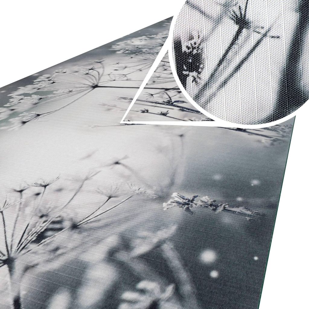 Läufer Küchenläufer Flurläufer Teppichläufer Textil SPRINTY Grau Winter Robust Breite 52cm Länge 200cm