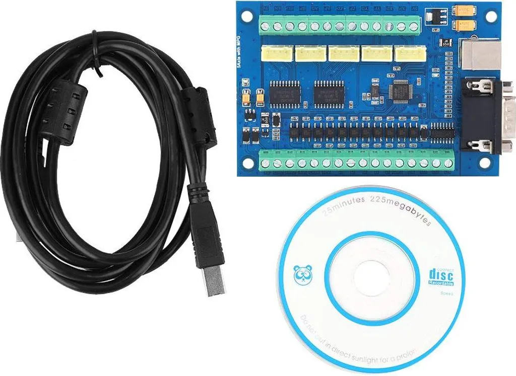 Contrôleur CNC 5 axes 100kHz USB MACH3 avec alimentation 12-24V