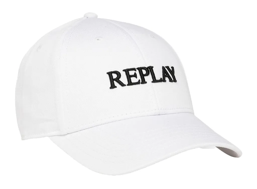Casquette Replay Optical White - Coton Respirant avec Logo Brodé Chic